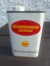 ancien Bidon Degoudronneur Lustrant SHELL Automobilia