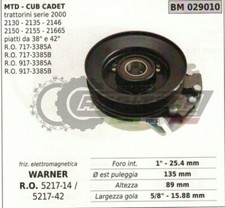 Embrayage Warner Tracteur