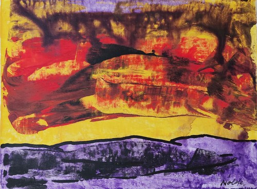 Peinture huile sur toile - sur,