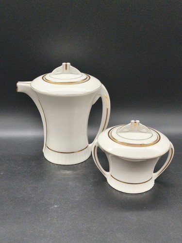 Théière sucrier porcelaine - +,