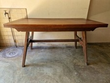 René Gabriel Table en chêne Design 1940 dit de sinistrés ou reconstruction 40