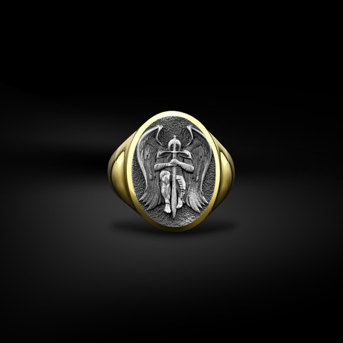 Bague chevalière homme