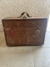 Vintage Valise En Bois