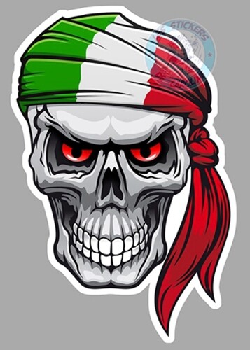 Tete mort bandana italie - de,