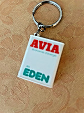 Ancien porte clef AVIA Petit bidon mètre enrouleur