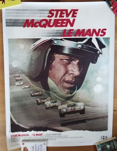 Mans steve mcqueen affiche - le,
