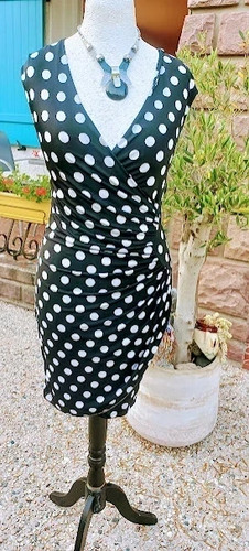 Robe pois morgan - robe, à