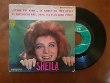 Disque vinyl 45 tours - SHEILA - L'école est finie