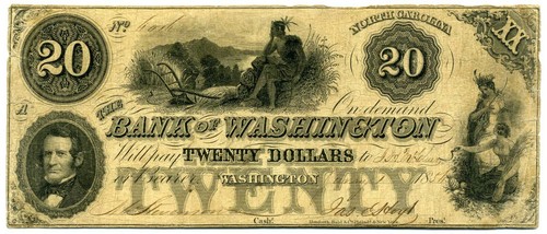 Rare billet 20 dollars - billet,