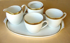 PLATEAU, POT A LAIT, TASSES ET