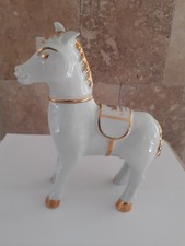 BOUTEILLE PORCELAINE COGNAC LARSEN, VIDE