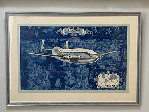 Affiche ancienne air france - france,