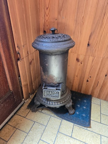 Poêle ancien chapée - ancien,