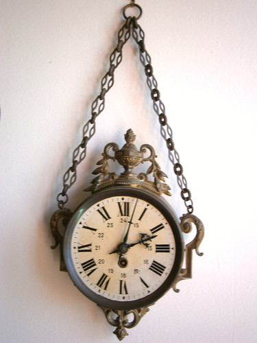 Cartel horloge bronze doré - cartel,