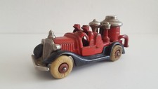 Tres rare jouet ancien camion pompier HUBBLEY HUDSON TERRAPLANE 1394 cast iron  