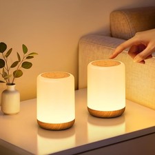 2 Pcs Lampe de Chevet Tactile