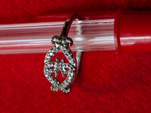 Bague argent zircon - argent,
