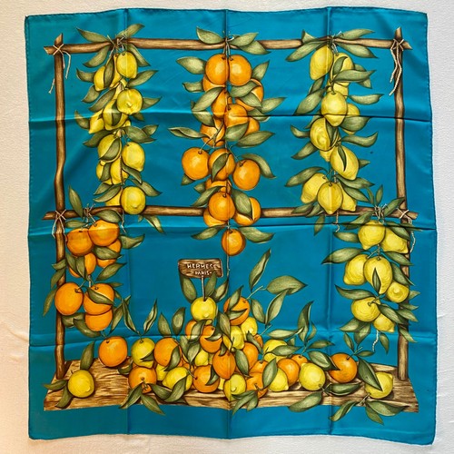 Foulard hermes oranges - , et