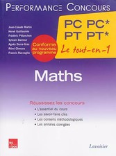 Maths 2e année PC PC* - PT PT*, Jean-Claude Martin, Hervé Guillaumie, Frédéric P