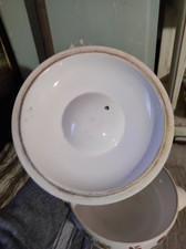 Magnifique Terrine / Légumier - Porcelaine de Paris - Décor "Herbier" 🌿