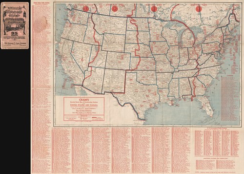 1924 cram radio map - radio, of