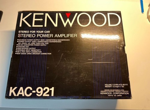 Kenwood kac 921 - kenwood, kac-921