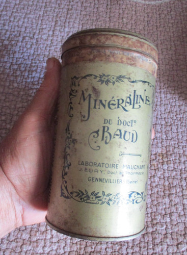 Ancienne boite tôle - boite, en