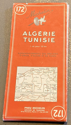 Carte michelin 172 - carte,