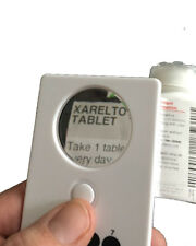 Pocket-sized LED Lighted Magnifier for Medication Label Reading
