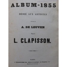 CLAPISSON Louis Album Chant Piano 1855