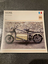 CARTE FICHE MOTO collection ATLAS SOCOVEL MOTO ELECTRIQUE  