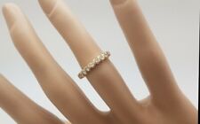 Demi-alliance diamants or Jaune 18ct  Diamant 0.35ct G vs1 Poids : 2.67g 690€