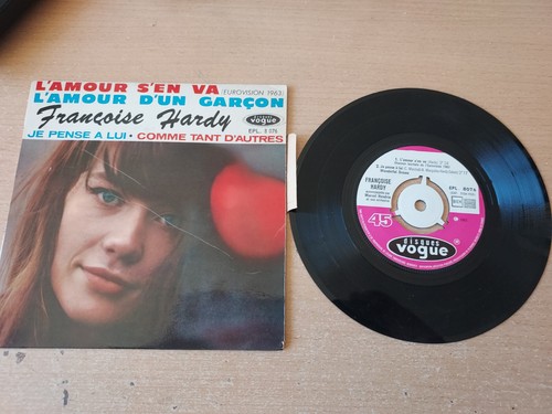 45t françoise hardy - hardy, l'amour