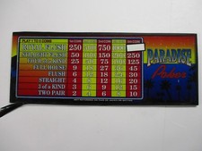 Video Poker Award Glass 