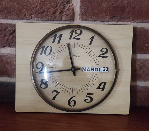Vintage pendule horloge de - vintage,
