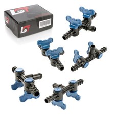 5x Double Embout Système D'Arrosage Pièce en T Raccord de Tuyau Ø 16x16x16 MM