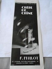 PUBLICITE 1929  Parfums F