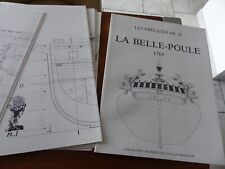 Archéologie navale marine Modélisme LA BELLE POULE 1765 J. Boudriot & H. Berti
