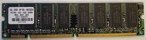 Mémoire sdram pc100 168 - sdram,