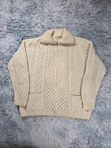 Gilet aran vintage irlande - gilet, 90s