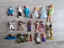 polly pocket bluebird lot 18 figurine personnage disney action-man ancien rare