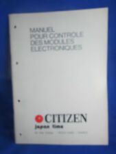 ancien livre catalogue citizen manuel horloger horloge montre  2012 2013