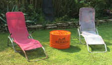 Baril métal HERMES Orange