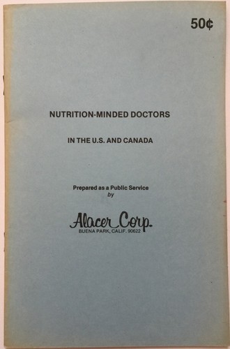 Nutrition minded doctors - nutrition-minded, in