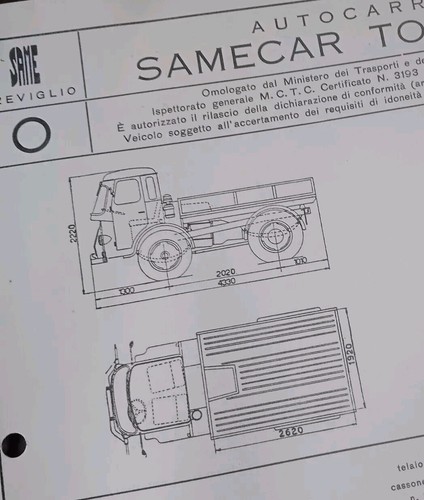 Tracteur same samecar - samecar, toro