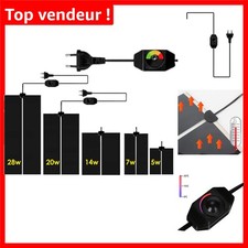 Coussin Chauffant pour Serre et Reptiles - Thermostat Réglable et Imperméable