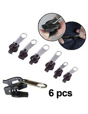 Kit de Réparation éclair Zip Fermeture Eclair 6pcs Fix Zipper 3 tailles