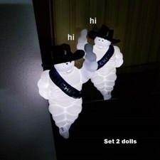 Set 2x8"Bibendum Michelin Man