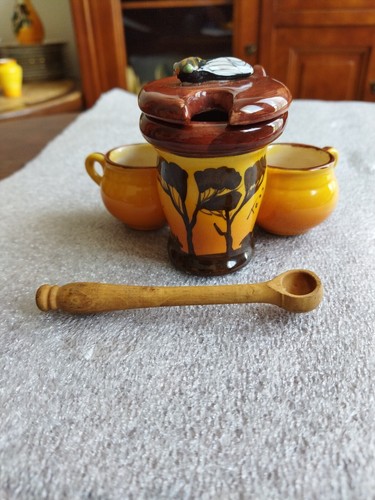 Pot condimentsen faïence - a,