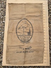 Ancien sac en toile de jute -